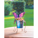 Metal Butterfly Pot Holders, Blue and Purple,8pmtl5247a