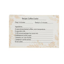 Recipe Tin with Recipe Cards and Ceramic Cups, Watercolor Boho,p18616350