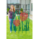 Colored Metal Panel Stakes, Ladybug,q56120